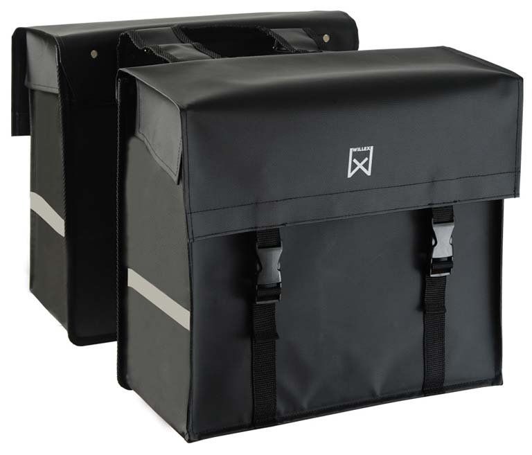 Willex Dubbele Bisonyl Tas Matzwart 40L (5425023131831)