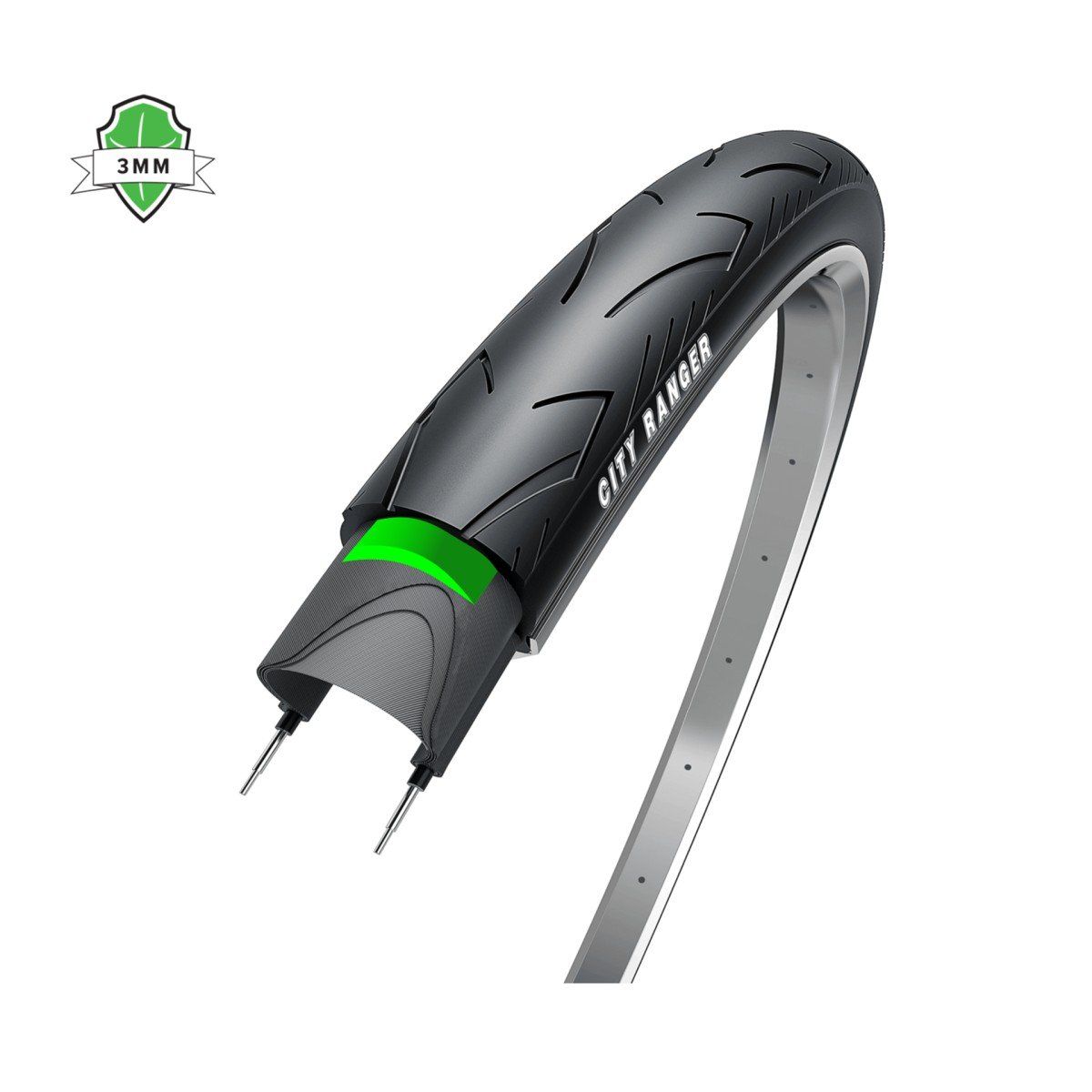 EC1201A Obor/Hakuba 700x35c W3107 3mm / incl bn band (8720574371178)