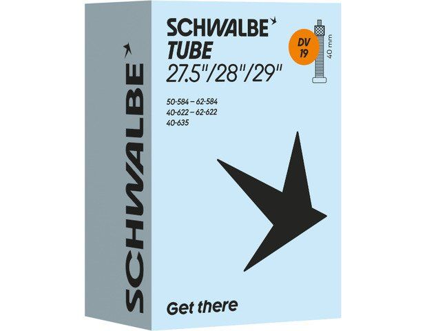 SCHWALBE Binnenband "Nr. 19"Blitzventiel (DV), 40 (4026495930888)