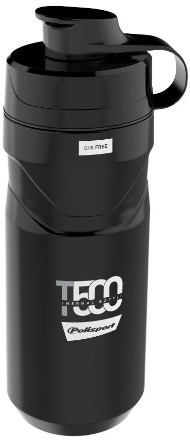Polisport thermo bidon T500 black (5604415106750)