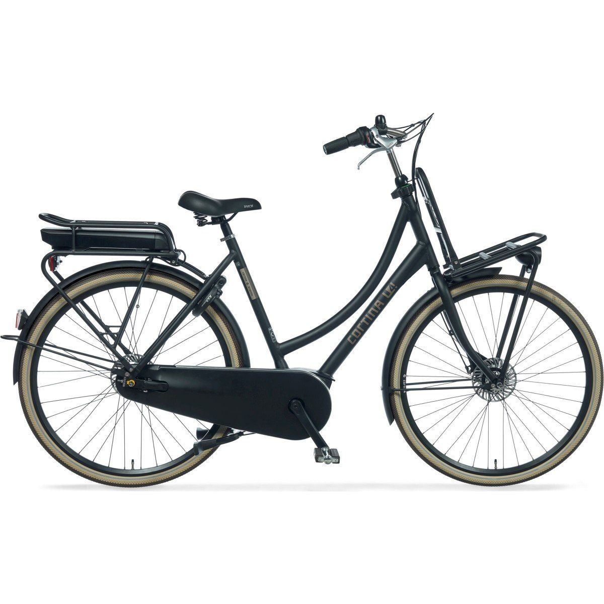 CORTINA Fiets Cortina E-U4 D57, Jet Black Matt (8719461041089)