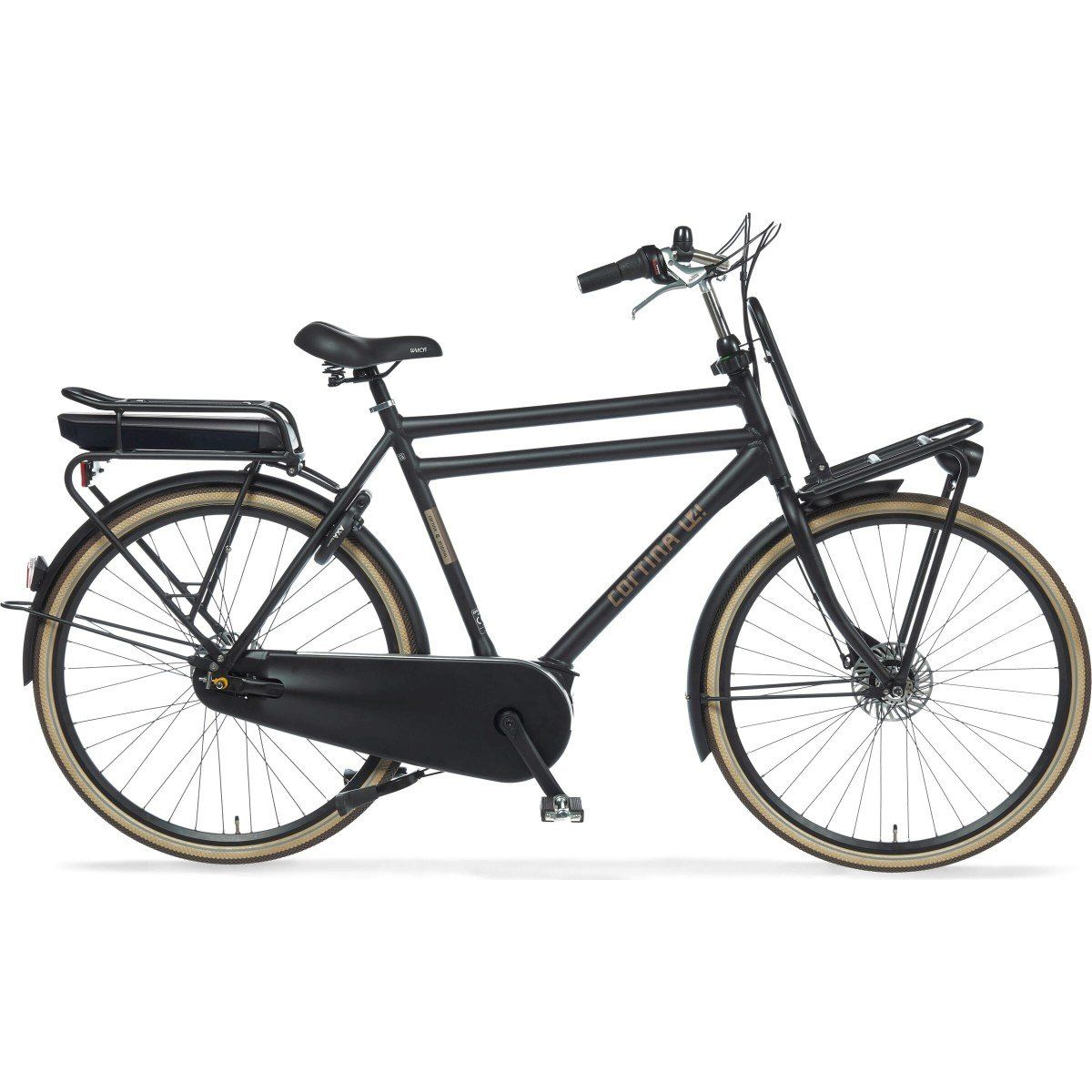 CORTINA E-U4 Transport HEREN Jet Black Matt 65cm 2024 (8719461041126)