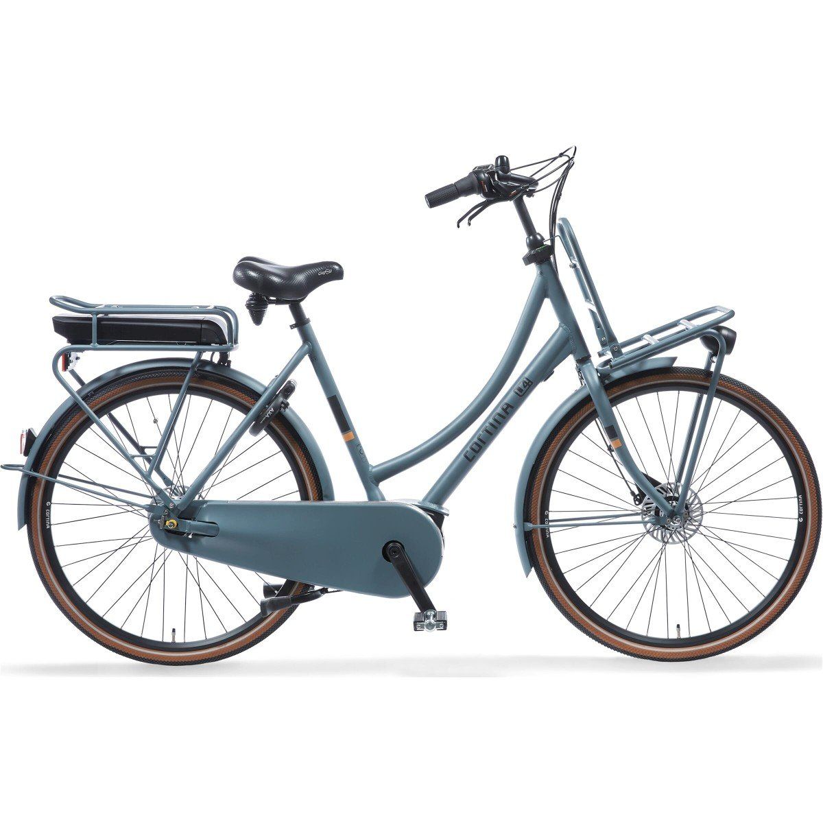 CORTINA E-U4 Transport DAMES Mouse Grey Matt 57cm 2021 (8719461041140)