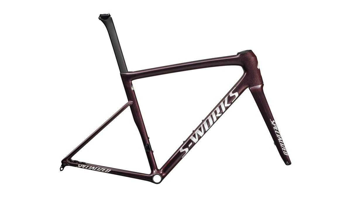 Specialized Tarmac Sl8 S-Works Frameset Sldmet/redprl/metwhtsil 52 2025 (0196625191725)