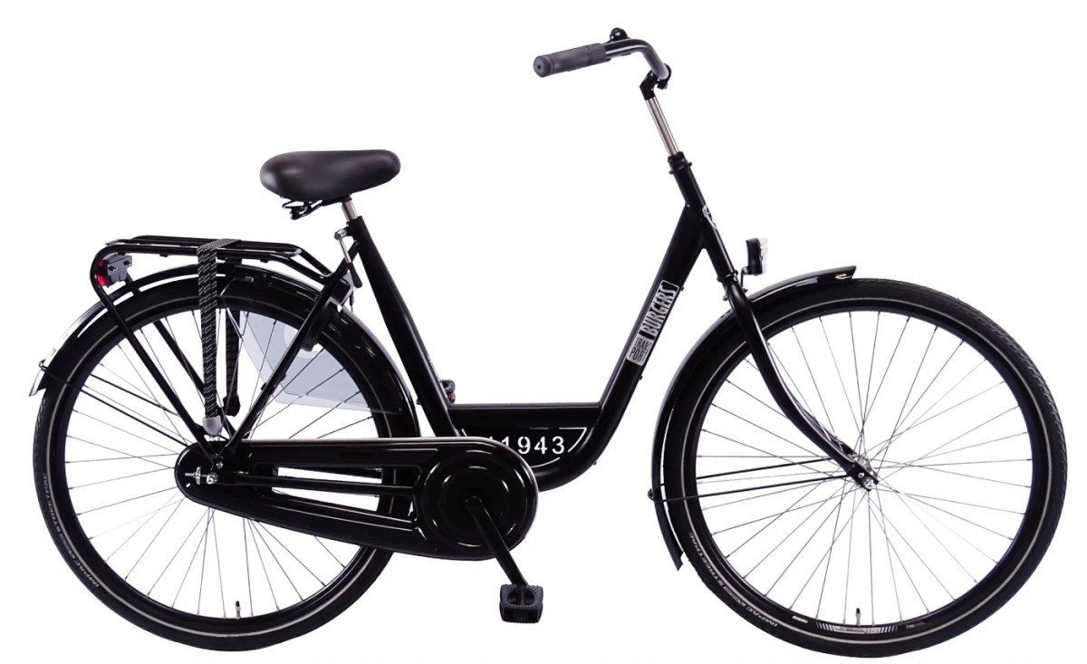 Burgers Bedrijfsfiets Dames Zwart 50cm 2025 (BU-BEDRIJFSFIETS-D50-ZW-RN)