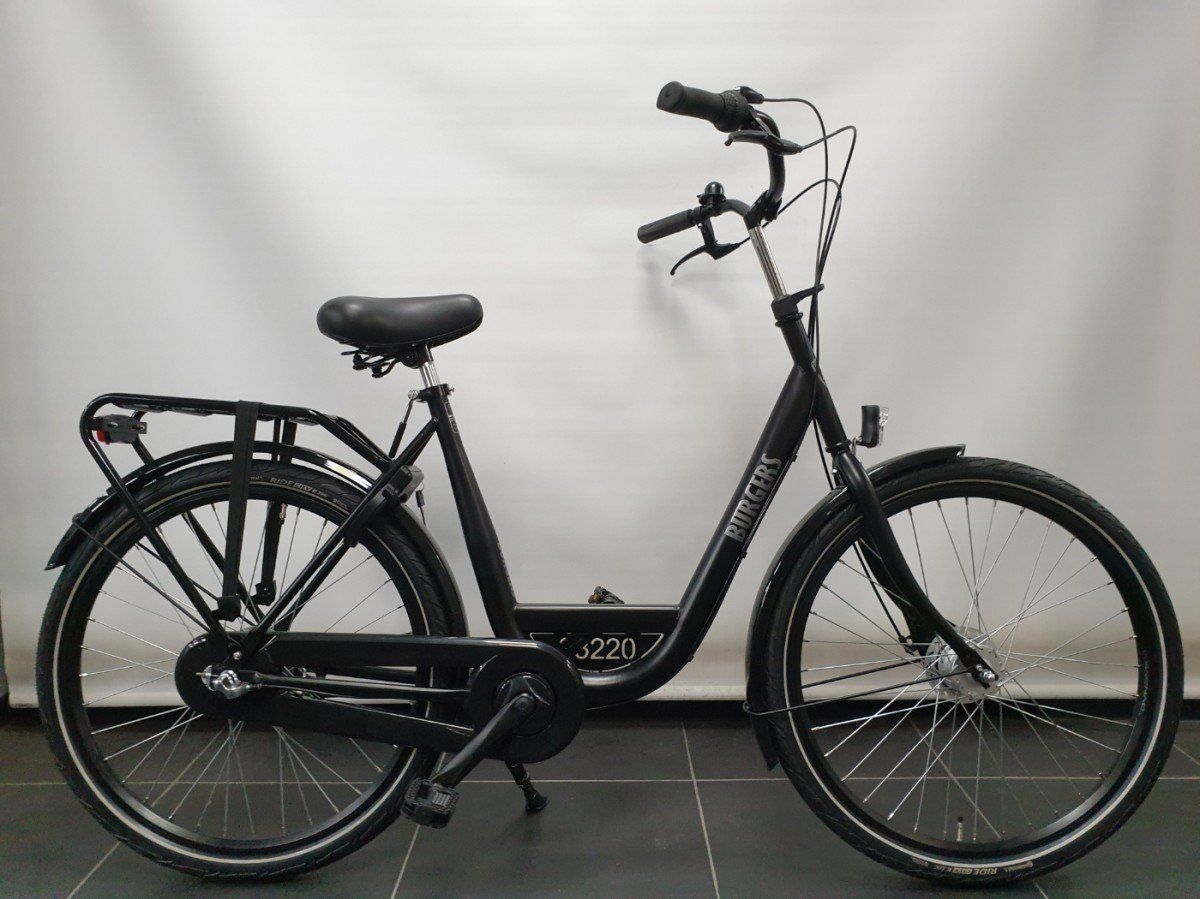 Burgers Bedrijfsfiets Dames Zwart 50cm 2025 (BU-BEDRIJFSFIETS-D50-ZW-RB3)