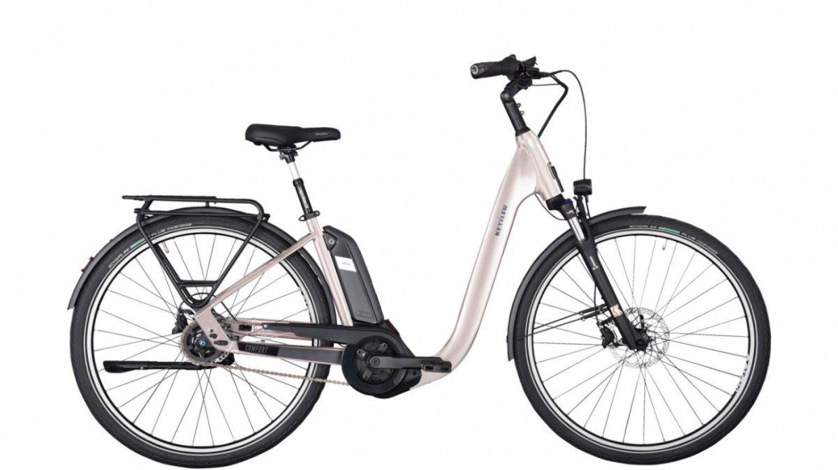 Kettler E-Comfort 8 Dames White 50cm 2025 (KB085-PAFW50)