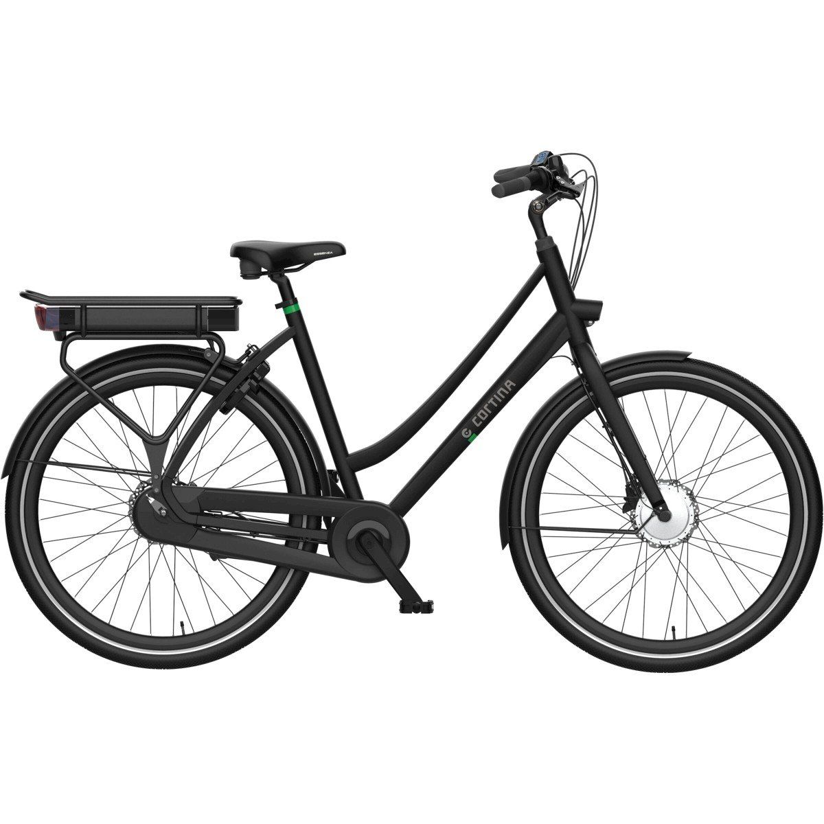 CORTINA E-Tide Dames Jet Black Matt 53cm 2025 (8719461054829)