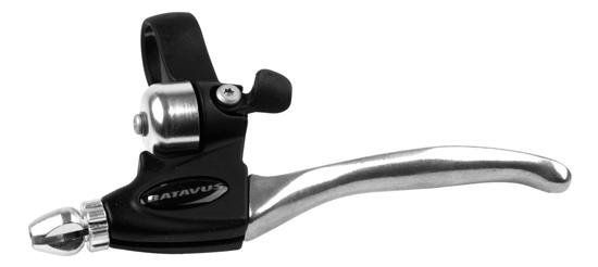 Anp remgreep l Tektro tl-90 bat m/logo m/bel zw/zi (8715957163051)