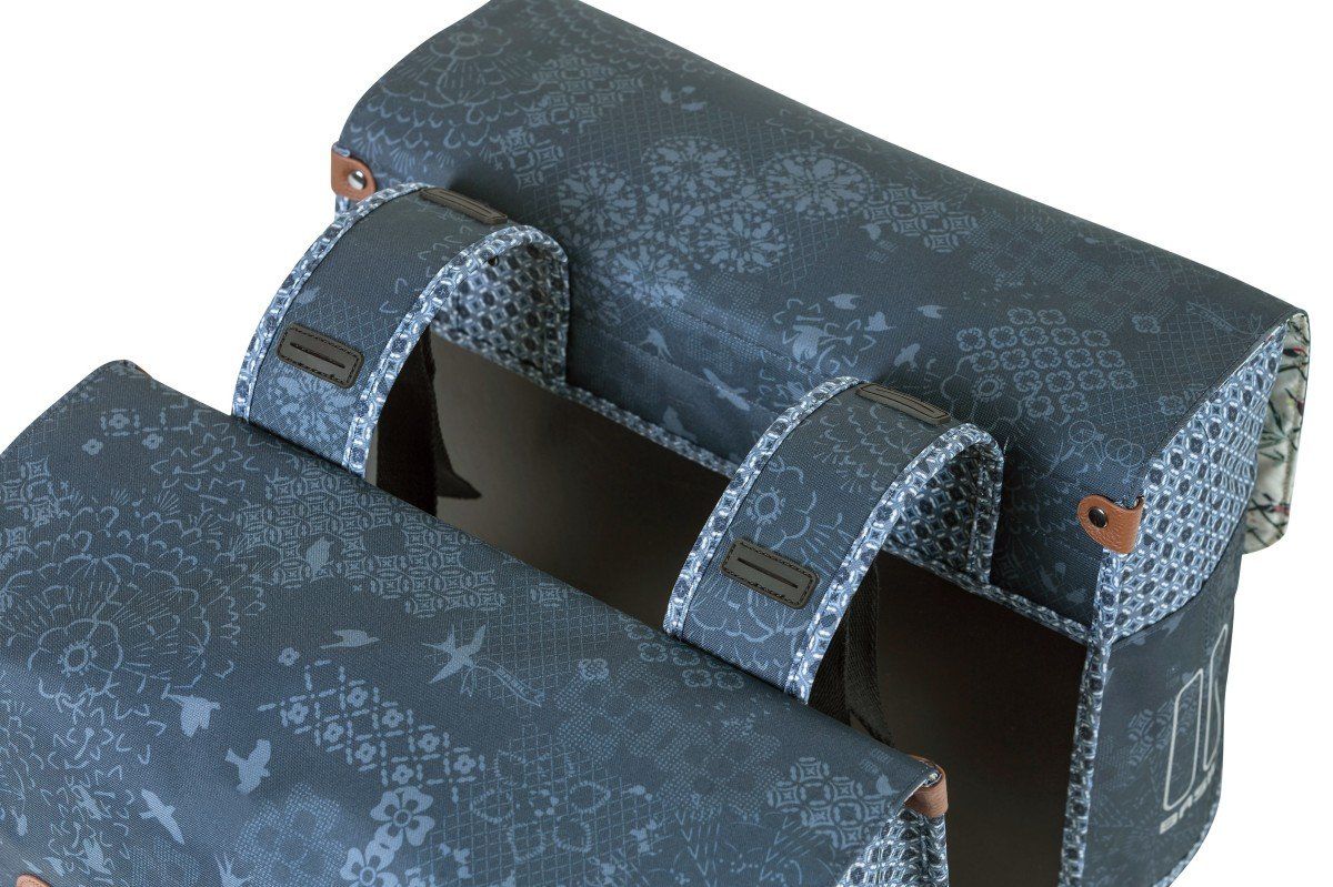 Basil fietstas dubbel Boheme indigo blue 35L (8715019180118)