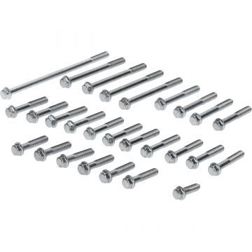 Honda Carter bout set motorblok chroom 27pcs past op mt, mtx, mb (8718336100623)