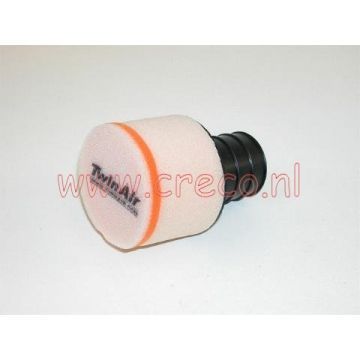 Powerfilter twin air cross recht 50mm 90 L=75 spons (8717688050884)