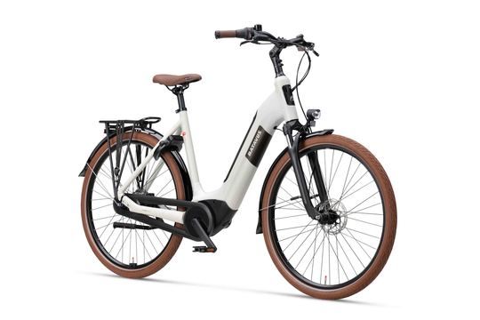 BATAVUS Altura E-Go PT Power Lageinstap Lichtgrijs Mat 51cm 2025 (8713568520607)