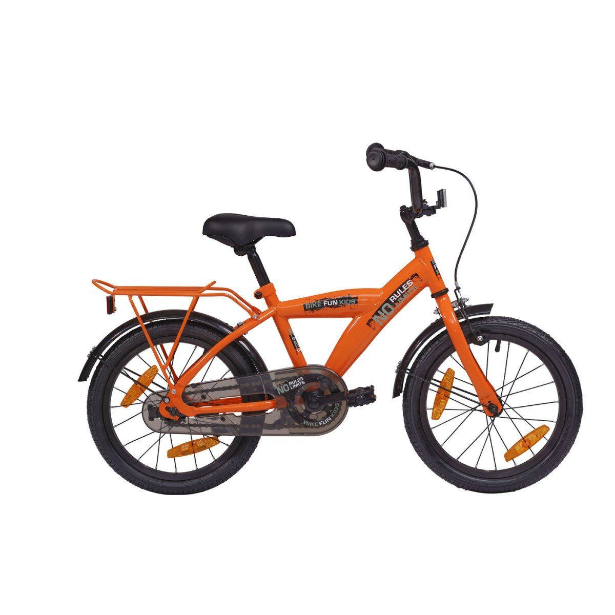 Bike fun kids BFN 16" Jongens NO Rules - No Limit Remnaaf o Jongens oranje 2025 (F.32806)