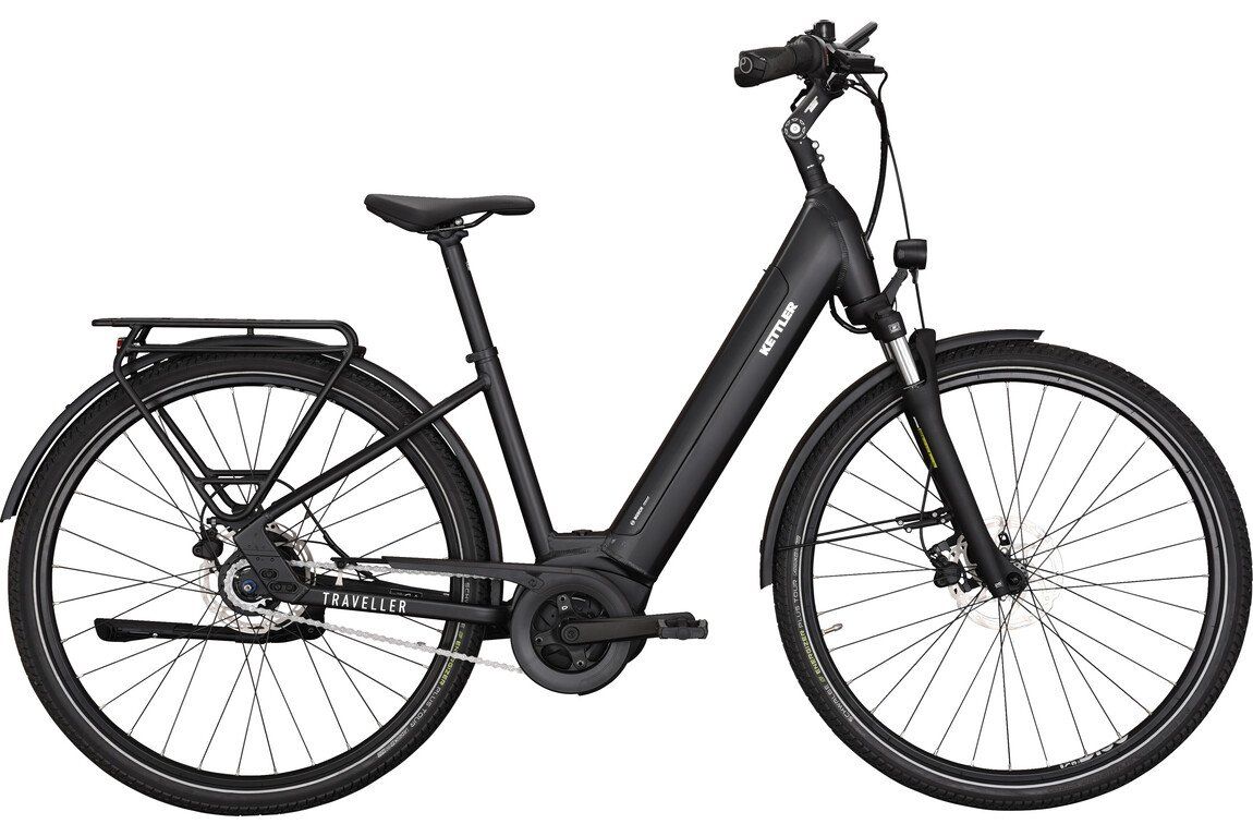 Kettler E-TRAVELLER Gold A8 FL Wave Black Matt 28 Inch M 2025 (4251238587436)
