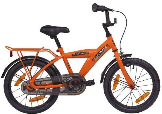 Bike Fun BFN 18" Jongens NO Rules - No Limit Remnaaf Jongens Oranje 2025 (8716637051569)