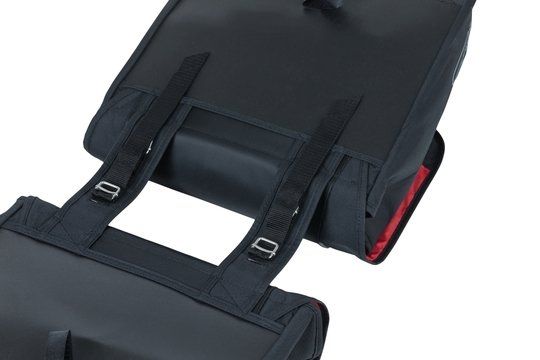 Basil sport dubbele tas zwart,32l (8715019175817)