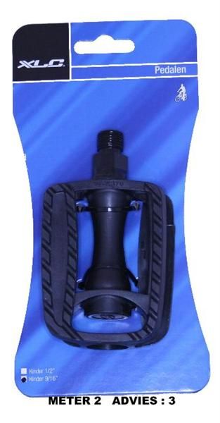 Pedaal Xlc antislip kind 9/16 stel (8715957013004)