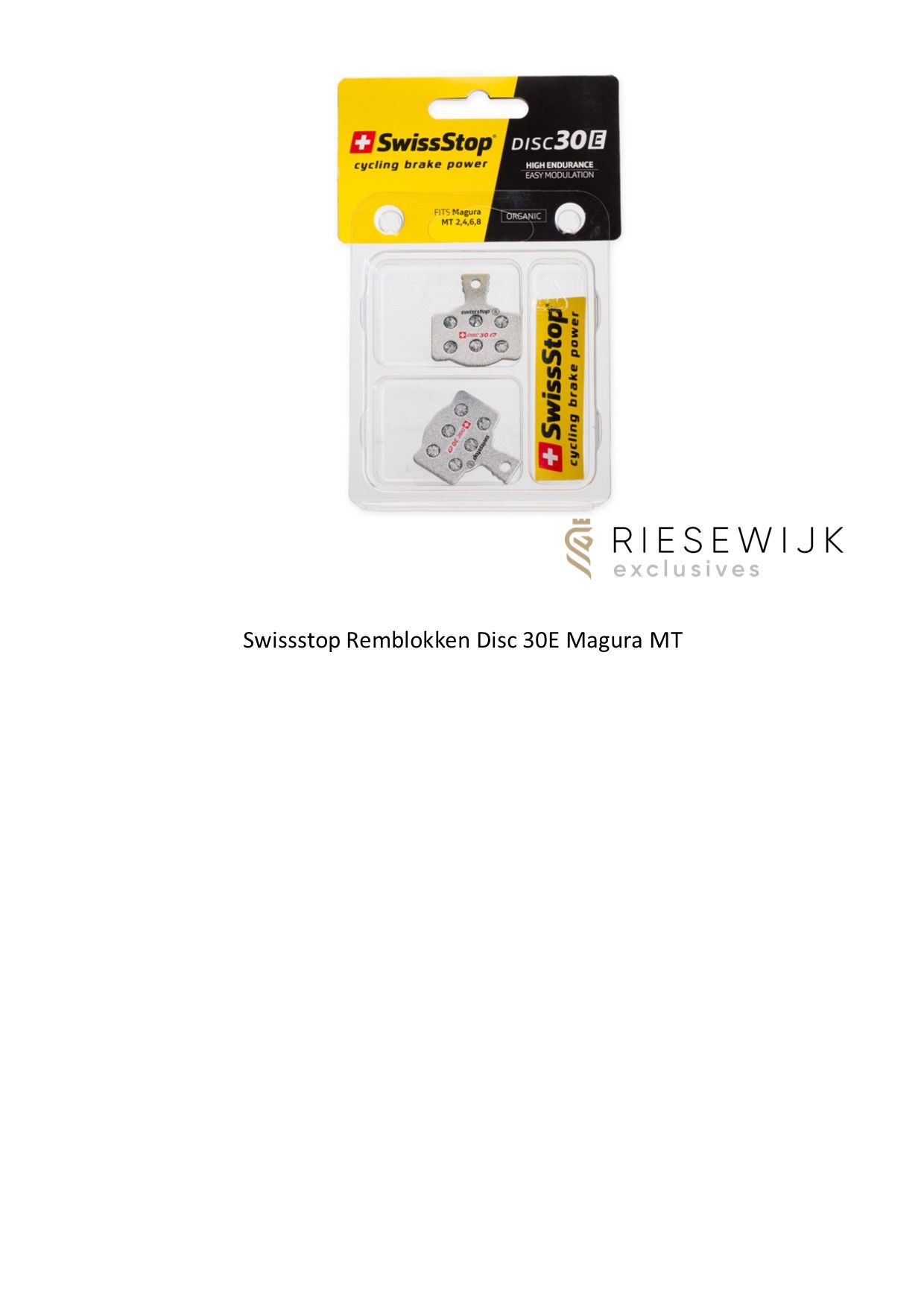 spons Tub Huiswerk maken Swissstop Remblokken Disc 30 E Magura MT - Riesewijk Exclusives