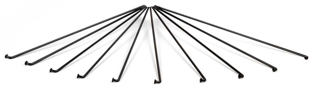 Sapim Spaak 14-192 Zwart RVS J-Bend incl. nippel (per stuk) (2181007490204)