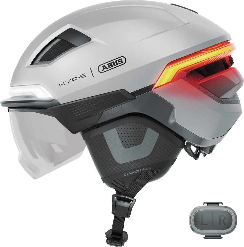 Abus Smart Helm Hyp-E Ace Gleam Silver L 57-61cm (4003318943188)
