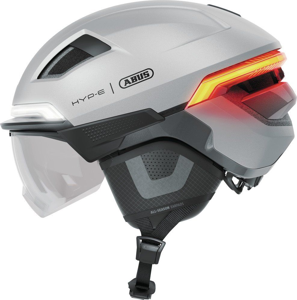 Abus Smart Helm Hyp-E Ace Gleam Silver M 54-58cm (4003318380594)