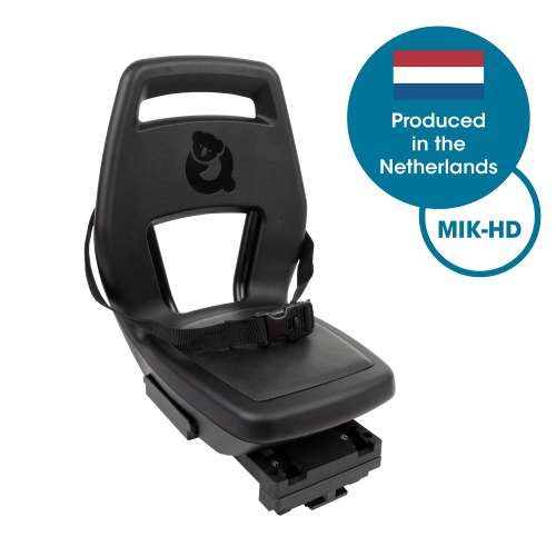 Qibbel achterzitje Junior 6+ MIK-HD zwart (8712864433505)