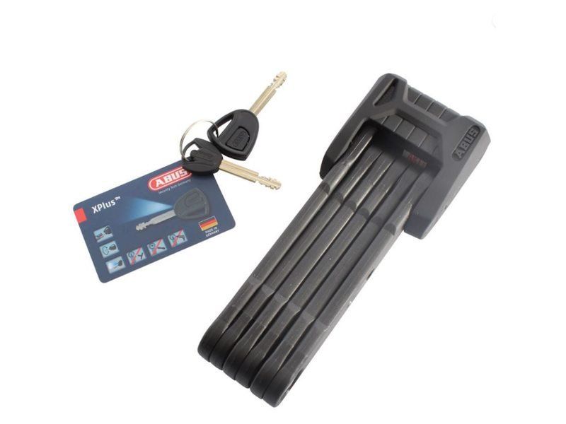 Abus Bordo Granit X-plus 6500K/90 Vouwslot ART2 Zwart + Houder (4003318614989)