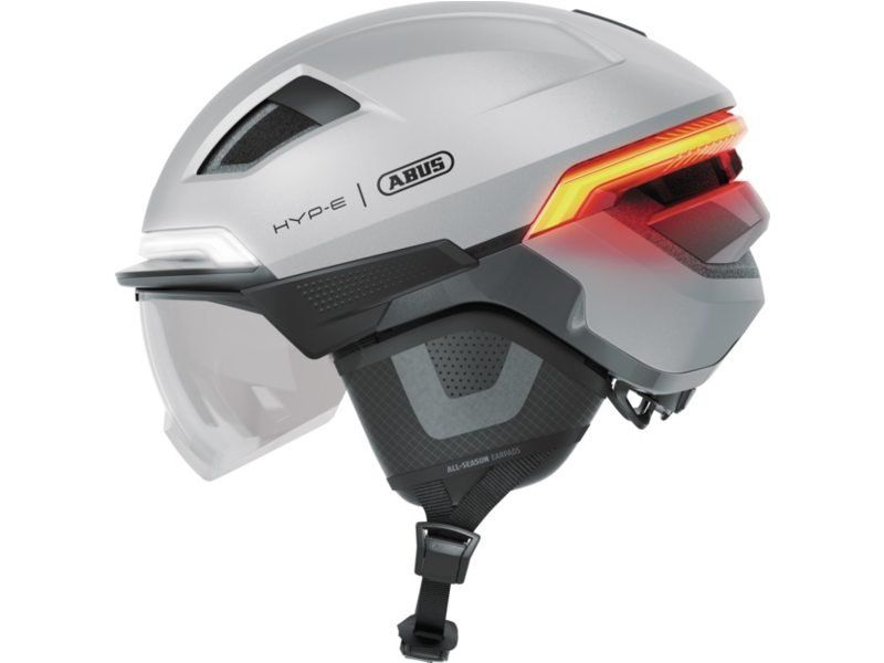 Abus Smart Helm Hyp-E Ace Gleam Silver M 54-58cm (4003318380594)