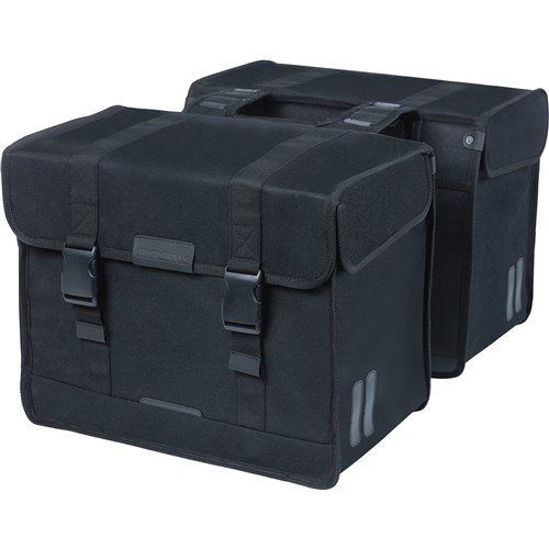 Basil Kavan Eco Classic Dubbele Tas Zwart 58L (8715019182204)