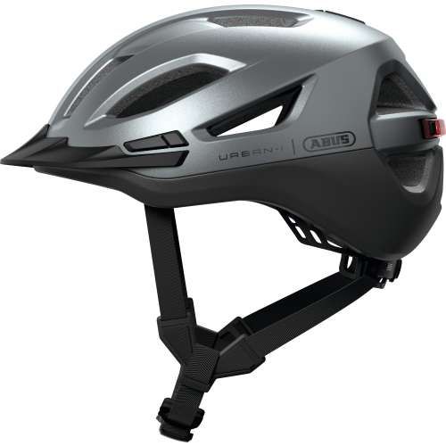 Abus Helm Urban-i 4.0 Ace Graphite Silver L (57-61cm) (4003318447617)