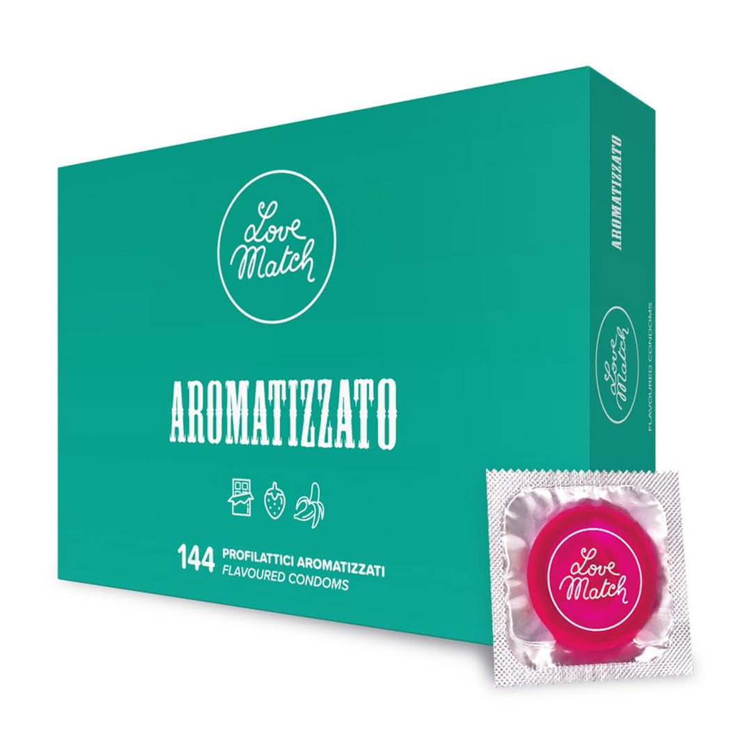 Love match Aromatizzato - Gearomatiseerde Condooms - 144 Stuks (8052742680363)