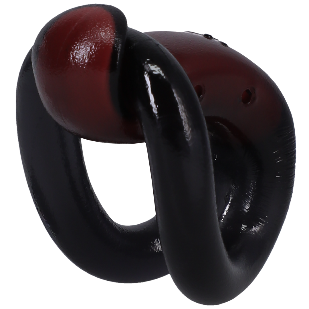 Doc johnson Prestatie Ring - Zwart/Rood (782421086855)