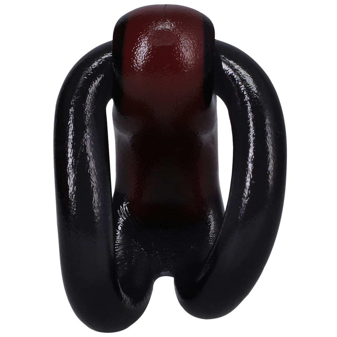 Doc johnson Prestatie Ring - Zwart/Rood (782421086855)