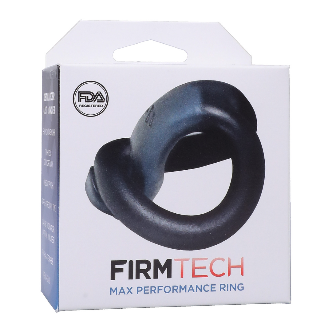 Doc johnson Max Performance Ring - Zwart/Blauw (782421093044)