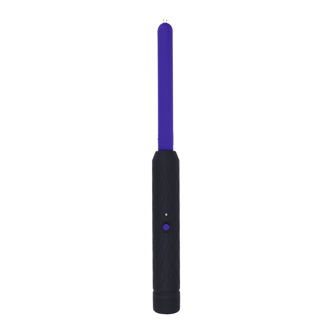 Doc johnson De Stinger - Electroplay Wand - Zwart/Paarse (782421090593)