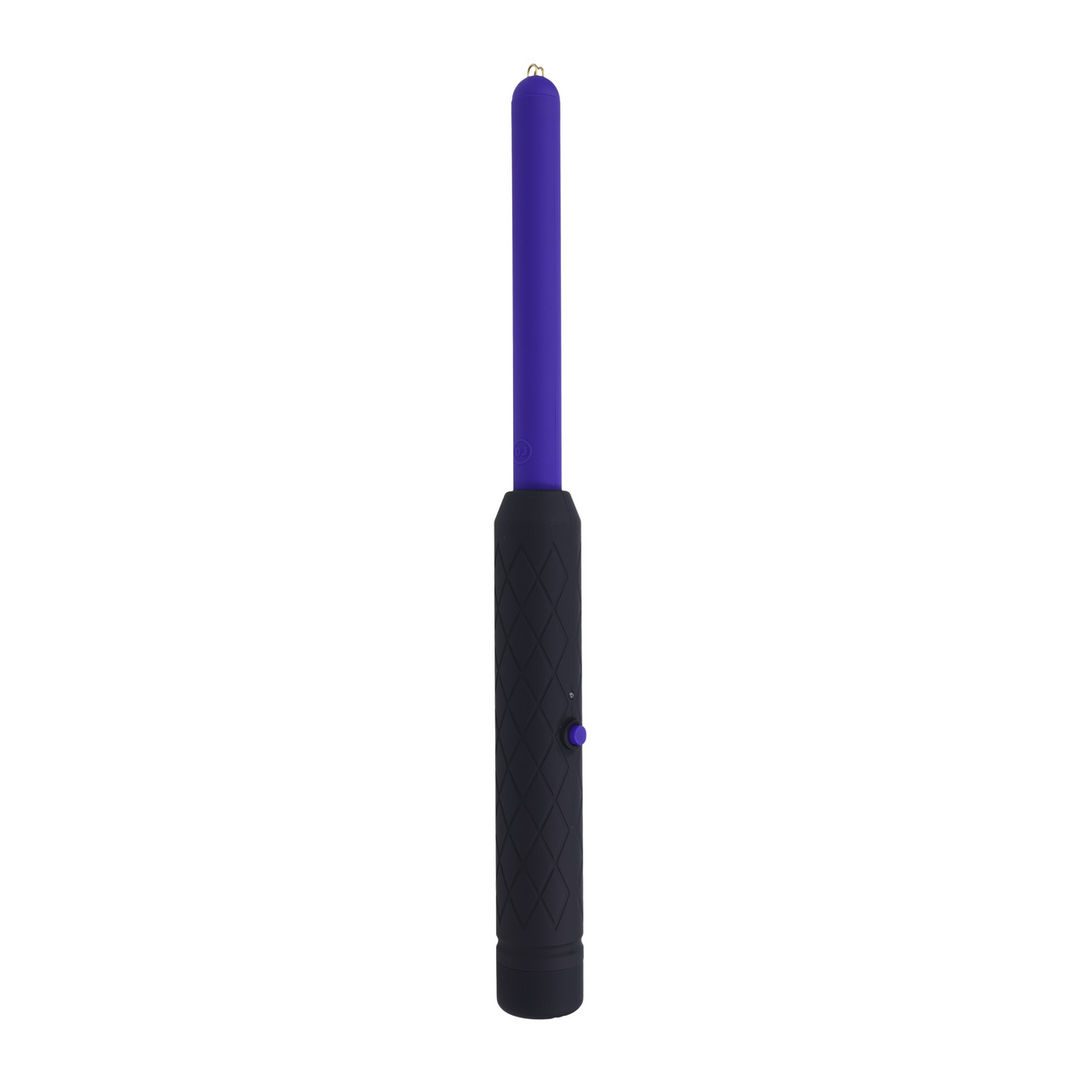 Doc johnson De Stinger - Electroplay Wand - Zwart/Paarse (782421090593)