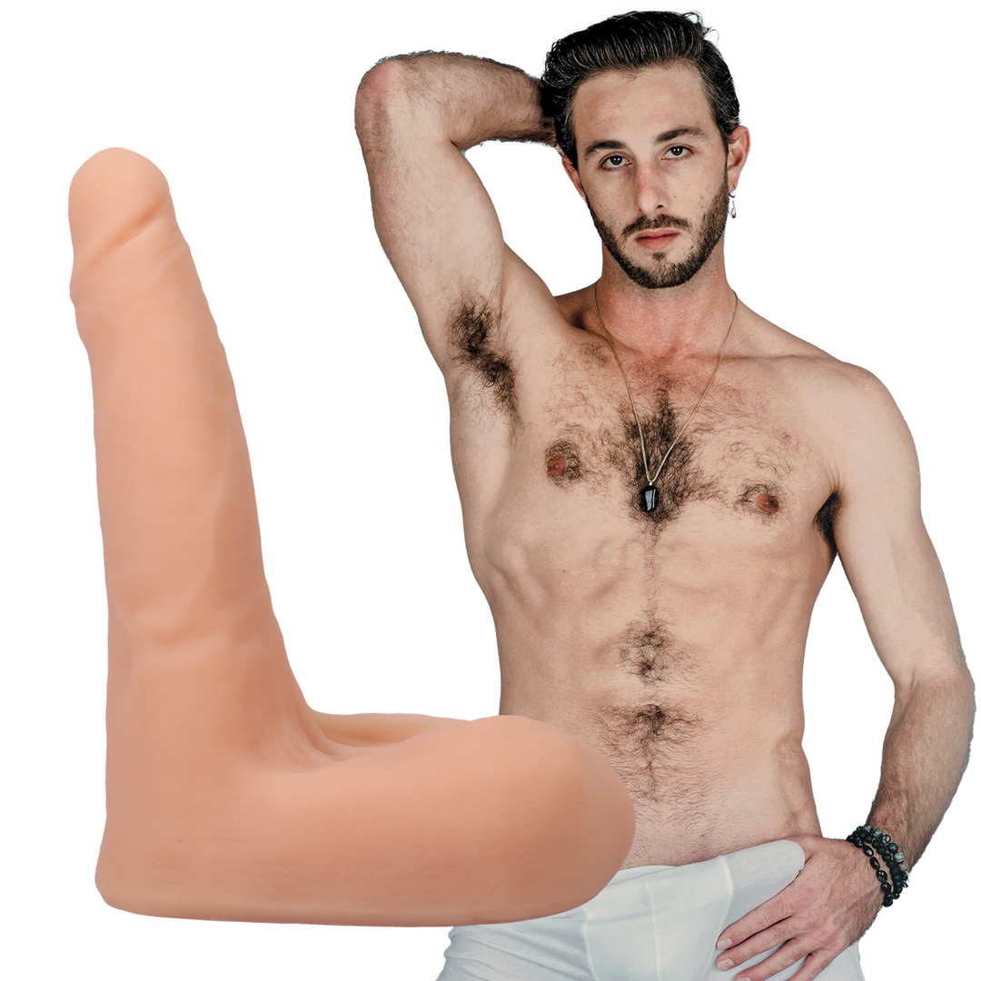 Doc johnson Lucas Frost - Realistische ULTRASKYN Dildo - 7 / 18 cm - Vanilla (782421087067)