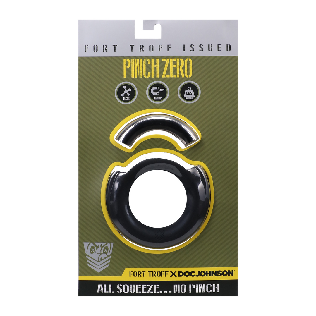 Doc johnson Pinch Zero Ring - Zwart (782421090555)