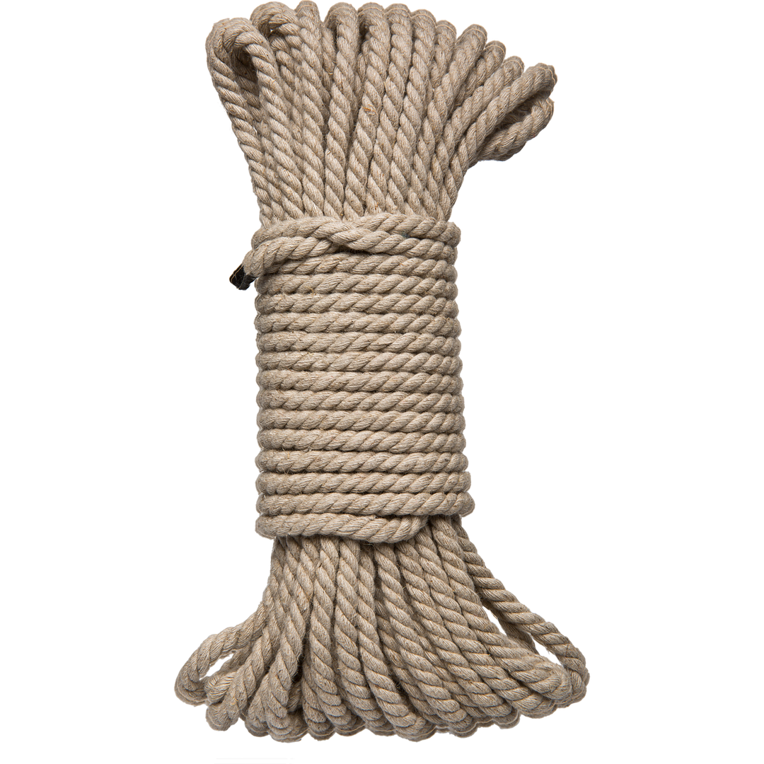 Doc johnson Bind en Tie - 6mm Jute Bondage Touw - 50 ft - Natuurlijk (782421089849)
