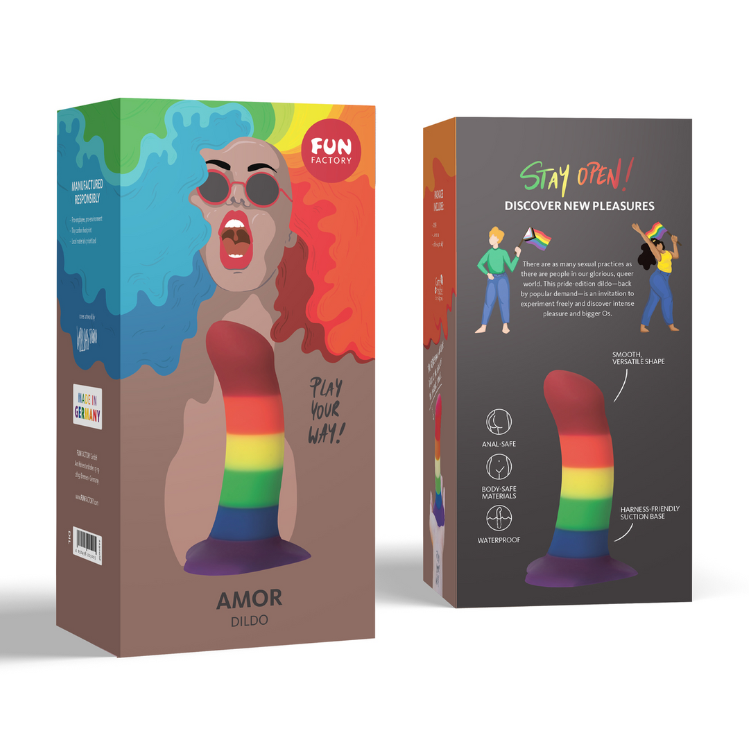 Fun factory Amor - G-Spot Dildo - Regenboog (4032498225005)