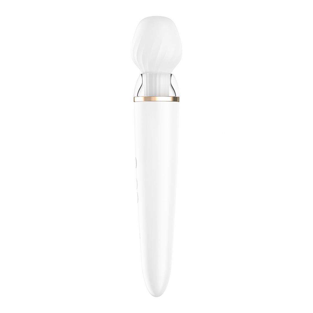 Satisfyer Double Wand-er Wand - Massage Wand en Vibrator - Wit (4061504001791)