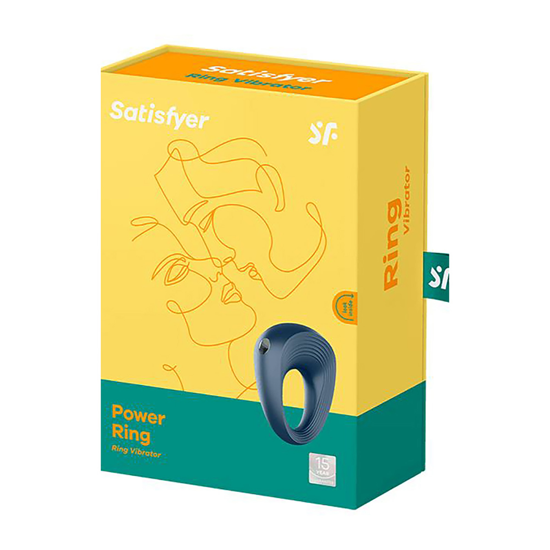 Satisfyer Power Ring - Vibrerende Cockring - Donkerblauw (4061504000886)
