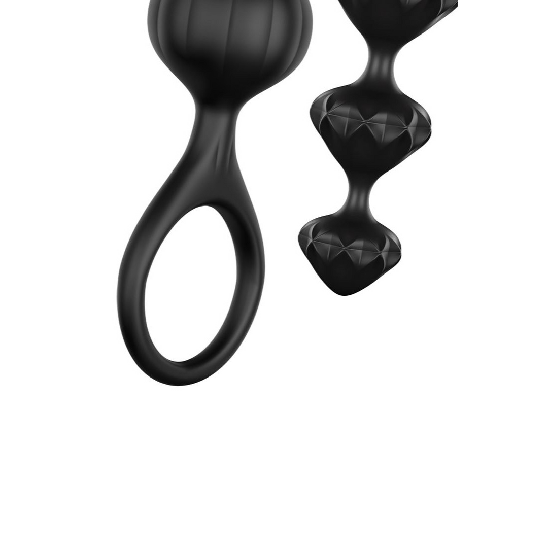 Satisfyer Love Beads - Anale kralen - Zwart (4061504000855)