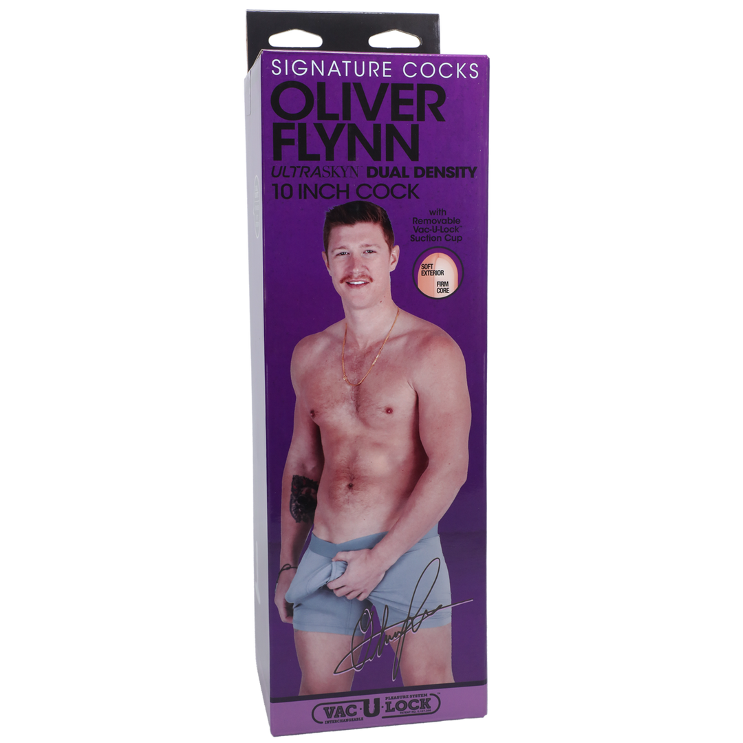 Doc johnson Oliver Flynn - Realistic ULTRASKYN Dildo - 10 / 25 cm - Vanilla (782421087074)