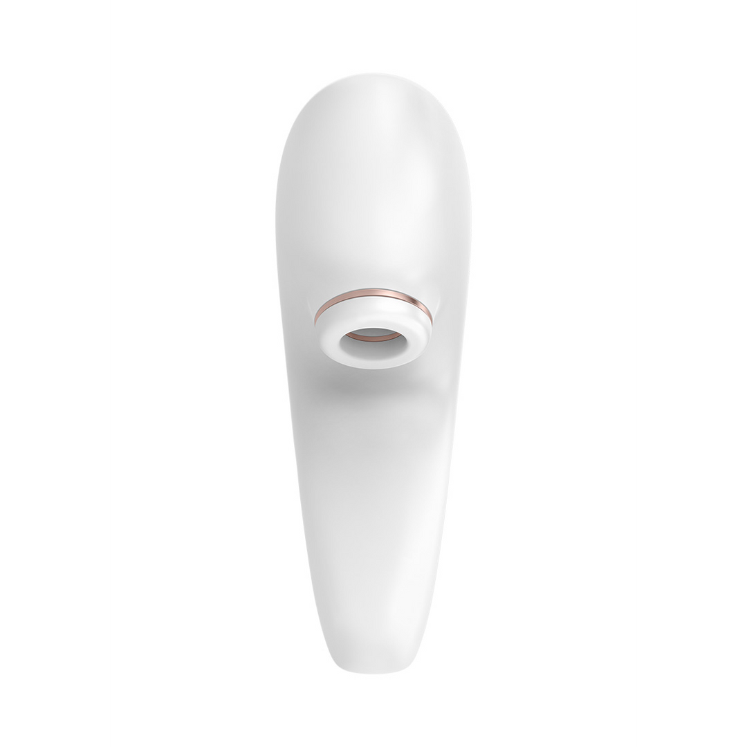 Satisfyer Pro 4 - Couples Air Pulse Stimulator en Vibratie - Wit/Roze Goud (4049369015498)