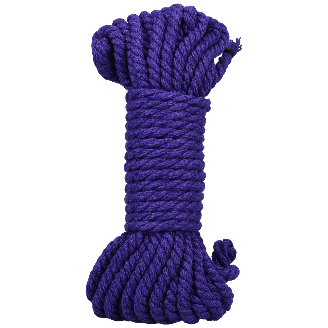 Doc johnson Bind and Tie - 6 mm Hennep Bondage Touw - 30 ft - Violet (782421089412)