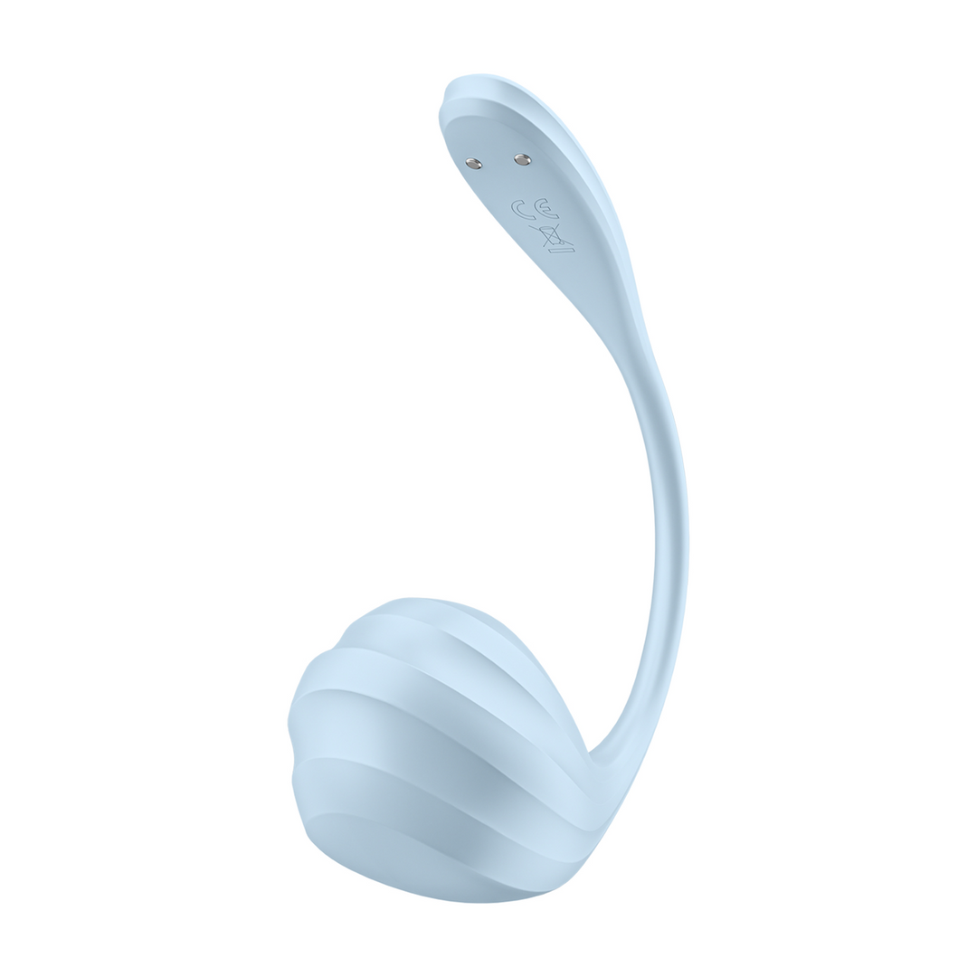 Satisfyer Glad Petal Connect App - Draagbare Koppel Vibrator - Lichtblauw (4061504002743)