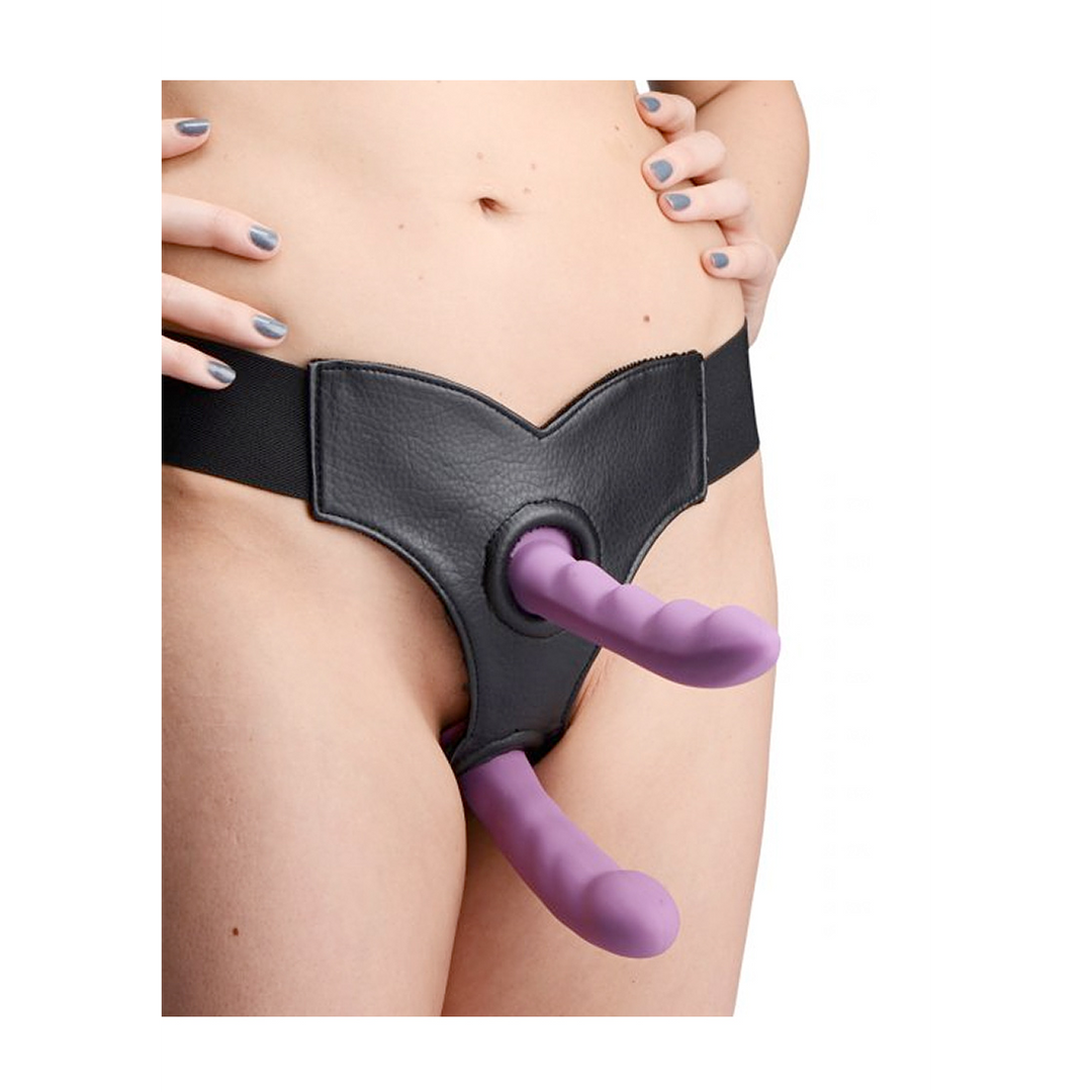 Xr brands Crave - Double Penetration Imitatieleren Strap-On (848518016195)