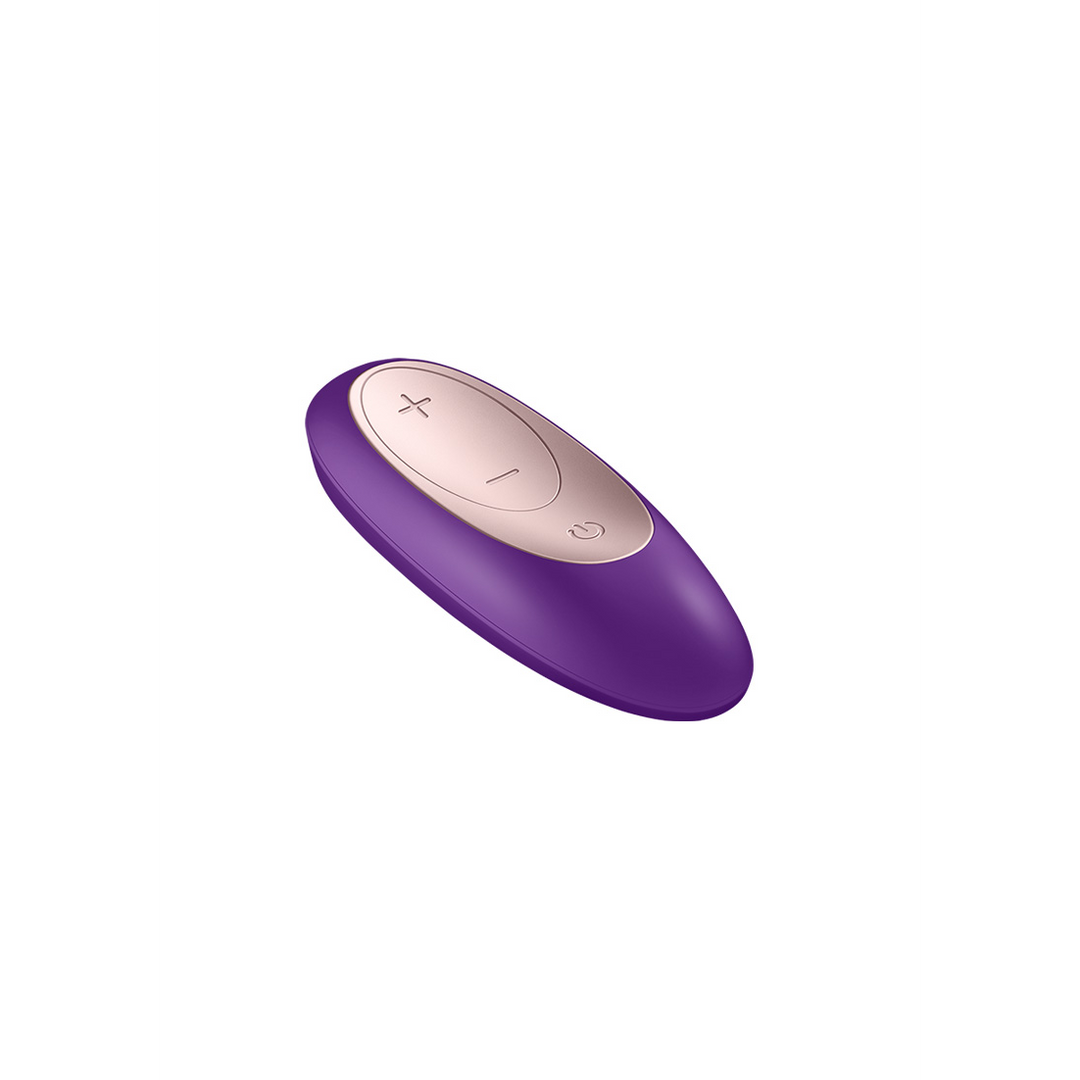 Satisfyer Double Plus - Remote Partner Vibrator - Paars (4049369015481)